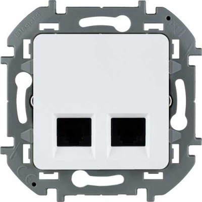 Розетка информационная RJ 45 - категория 6 - UTP Legrand Inspiria Белый Legrand Inspiria 673840