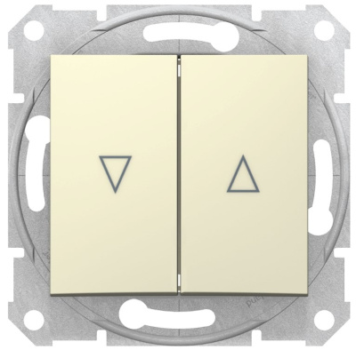 Выключатель жалюзийный с электрической блокировкой 10A Schneider Electric Sedna Бежевый Schneider Electric Sedna SDN1300147