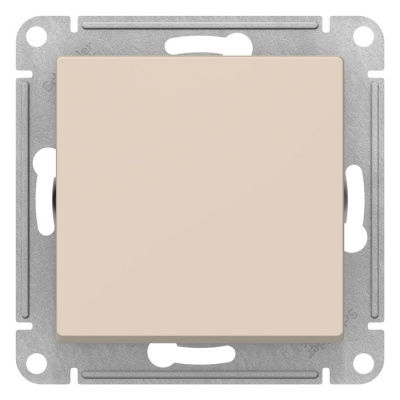 Кнопка нажимная сх.1 10AX механизм Schneider Electric AtlasDesign Бежевый Systeme Electric AtlasDesign ATN000215