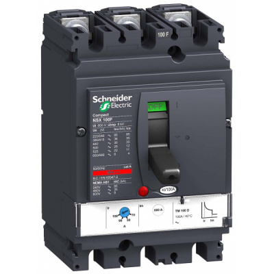 Автоматический выключатель 3P 63A 25kA Schneider Electric Compact NSX Schneider Electric Compact NSX LV429552