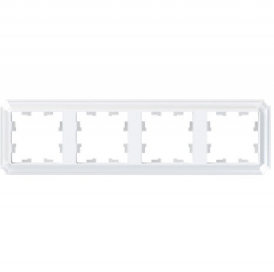 SE AtlasDesign ANTIQUE Рамка 4-постовая Белый Systeme Electric AtlasDesign ATN100104
