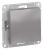 Кнопка нажимная сх.1 10AX механизм Schneider Electric AtlasDesign Алюминий Systeme Electric AtlasDesign ATN000315