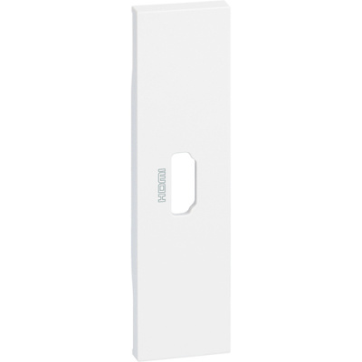 Белый Лицевая панель для розетки HDMI 1 мод Bticino LivingNow  Bticino Living now KW14