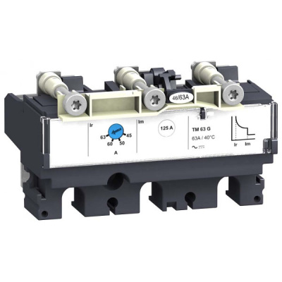 Расцепитель магнитотермический TM25G 3P 3d Schneider Electric Compact/VigiCompact NSX100-250 Schneider Electric Compact NSX LV429154