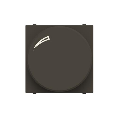 Светорегулятор поворотный 700 Вт для л/ламп 2 мод ABB NIE Zenit Антрацит N2260.9 AN ABB Zenit 2CLA226090N1801