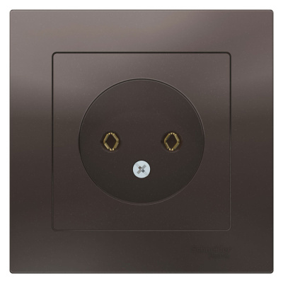 Розетка без заземления 16A в сборе Schneider Electric AtlasDesign Мокко Systeme Electric AtlasDesign ATN000640