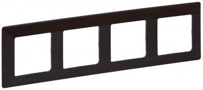 Рамка 4-постовая Legrand Valena Life Темное дерево Legrand Valena Life 754174