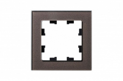 Рамка 1-постовая стекло Schneider Electric AtlasDesign Nature Мокко Systeme Electric AtlasDesign Nature ATN320601
