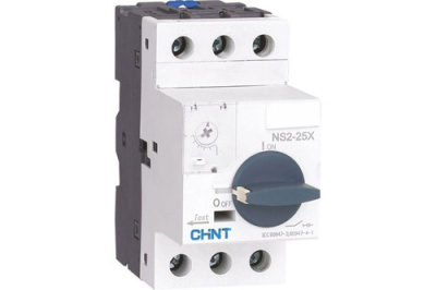 Автомат защиты двигателя NS2-25X 2.5-4A с поворотной ручкой (R) CHINT CHINT NS2 495183CHINT