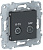 Розетка R-TV/SAT одиночная Schneider Electric Unica New Антрацит