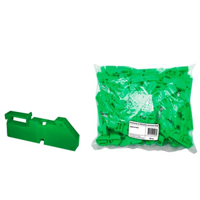 Изолятор на DIN рейку / зеленый TDM TDM ELECTRIC TDM Шины SQ0810-0003