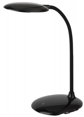 Лампа настольная 6Вт LED Черный Эра ЭРА  NLED-457-6W-BK