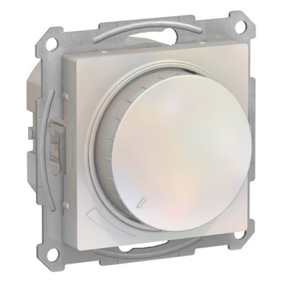 Светорегулятор (диммер) повор-нажим LED RC 400Вт механизм Schneider Electric AtlasDesign Жемчуг Systeme Electric AtlasDesign ATN000423