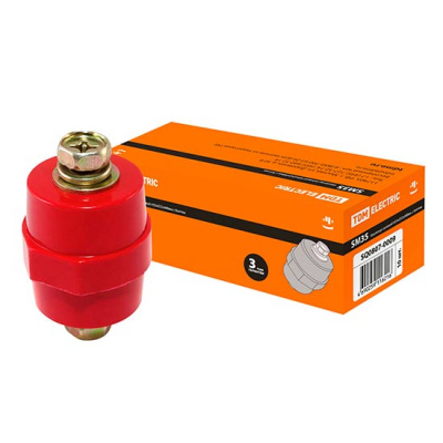 Изолятор cиловой с болтом 10кВ 380A M8 TDM SM35 TDM ELECTRIC SM SQ0807-0009