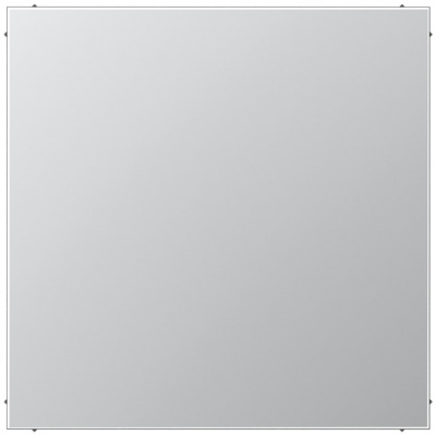 Заглушка с суппортом Jung Алюминий Jung LS серия AL2994B