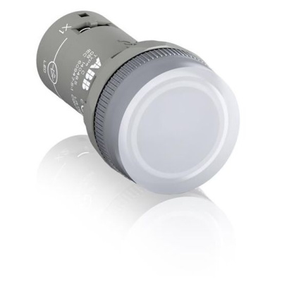 Лампа CL2-623C белая со встроенным светодиодом 230В AC с защитой от наводок с напряжением до 60В ABB ABB  1SFA619403R6238