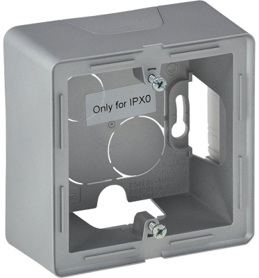 Коробка для накладного монтажа 1 пост Legrand Valena Life Алюминий Legrand Valena Life 754211