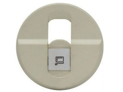 Накладка розетки RJ45 компьютерной Legrand Celiane Слоновая кость Legrand Celiane 066235