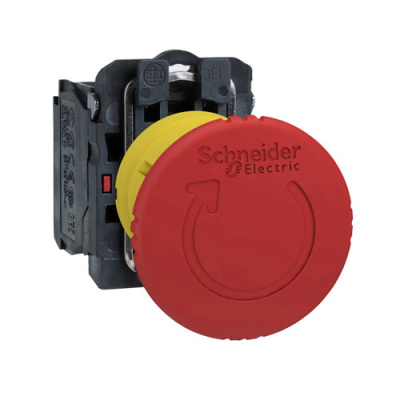 Schneider Electric Кнопка аварийного останова возврат поворотом 1НЗ Schneider Electric  XB5AS8442