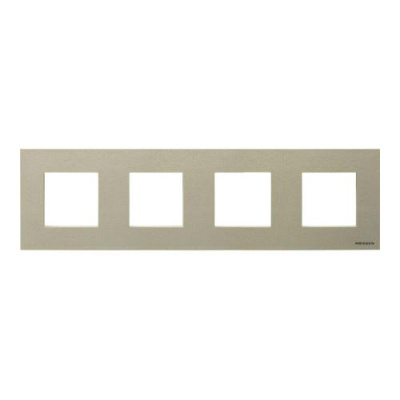Рамка 4-постовая 2+2+2+2 мод ABB NIE Zenit Шампань N2274 CV ABB Zenit 2CLA227400N1901