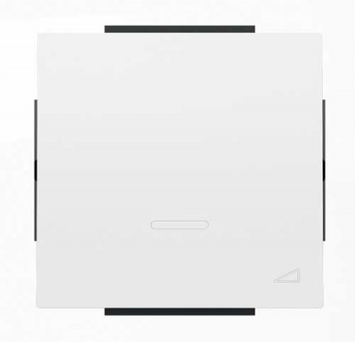 Накладка светорегулятора клавишного ABB NIE Sky Альпийский белый 8560.1 BL ABB Sky 2CLA856010A1101