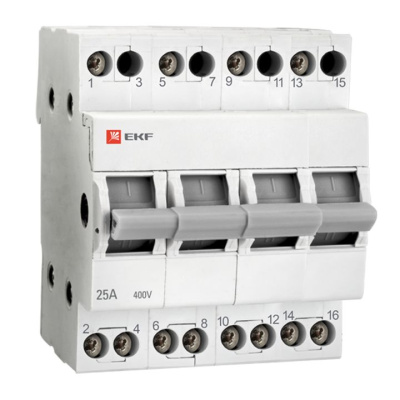 Трехпозиционный переключатель 4P 16A EKF Basic EKF  tps-4-16