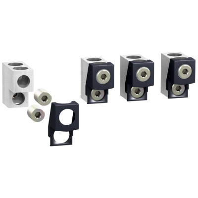 Клеммы алюминиевые двухкабелные 35-240мм2 комплект 4шт Schneider Electric Compact/VigiCompact NSX400-630 Schneider Electric Compact NSX LV432482