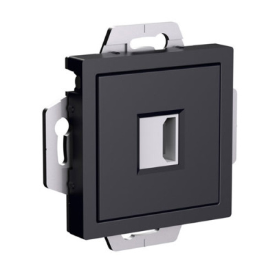 SE AtlasDesign Розетка HDMI Карбон механизм Systeme Electric AtlasDesign ATN001080