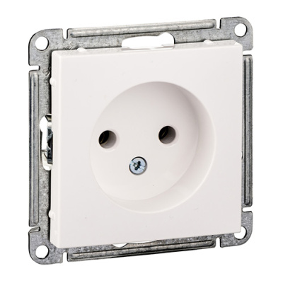 W59 Розетка без заземления без шторок, 16А, механизм, белый Schneider Electric Systeme Electric  RS16-153-1-86