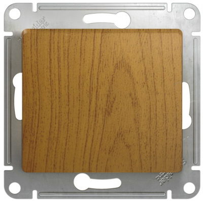 Переключатель 1-клавишный 10A (схема 6) Systeme Electric Glossa Дуб Systeme Electric Glossa GSL000561