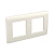 Рамка 2-местная, для монтажа в стены и PDD-N60 (2+2 мод.) / белый DKC Brava