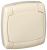Розетка 1-ая без заземления с защитными шторками с крышкой 10A IP44 накладная Wessen Рондо Слоновая кость Wessen Wessen Рондо RA10-125B-SI