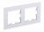 Рамка 2-постовая матовое стекло Schneider Electric AtlasDesign Nature Белый Systeme Electric AtlasDesign Nature ATN330102