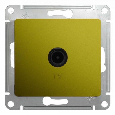 Розетка TV оконечная 1DB механизм Systeme Electric Glossa Фисташковый Systeme Electric Glossa GSL001091