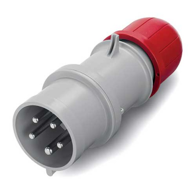 Вилка кабельная с безвинтовыми клеммами IP44 32A 3P+E+N 400В DKC DKC  DIS2133237F