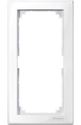 Рамка 2-постовая без перегородки Merten M-Smart Белый глянeц Merten M-Smart MTN478819