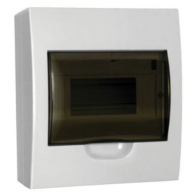 Бокс IEK GENERICA ЩРН-П-8 модулей навесной пластик IP41 IEK ЩРН-П MKP12-N-08-41-G