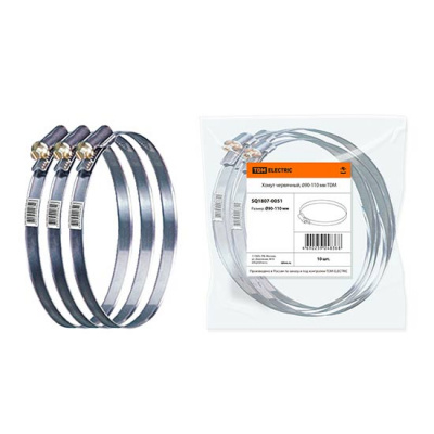 Хомут червячный диаметр 90-110мм TDM TDM ELECTRIC  SQ1807-0051