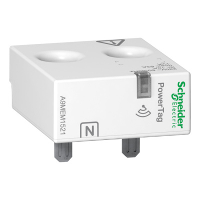 Беспроводный датчик Acti9 POWERTAG 63А 1P+N / 2P выше аппарата =S= Schneider Electric Schneider Electric  A9MEM1521