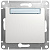 Выключатель кнопочный с табличкой 10A (схема 1) Schneider Electric Glossa Белый