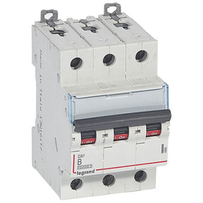 Автоматический выключатель 3P 0,5A B 10kA Legrand DX3 Legrand DX3 408983