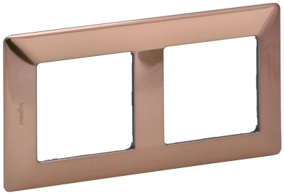Рамка 2-постовая Legrand Valena Life Медь Legrand Valena Life 754162