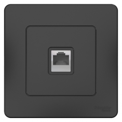 Розетка компьютерная скрытой установки RJ45 кат.5E Systeme Electric Blanca Антрацит Systeme Electric Blanca BLNIS045006