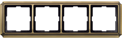 Рамка 4-постовая Merten Antique Античная латунь Merten Antique MTN483443
