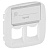 Накладка розетки телефонной/комп 2-ой RJ11/RJ45 с полем для надписи Legrand Valena Allure Белый