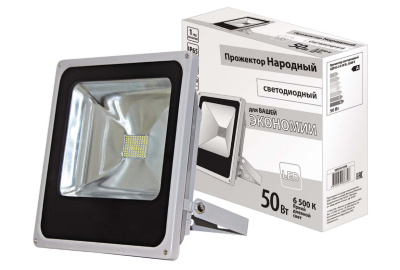 Прожектор светодиодный СДО50-2-Н 50Вт 6500К Серый TDM TDM ELECTRIC  SQ0336-0208
