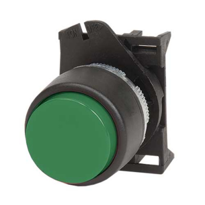 Кнопка выпуклая без фиксации, зеленая DKC  DKC  ABDTR2