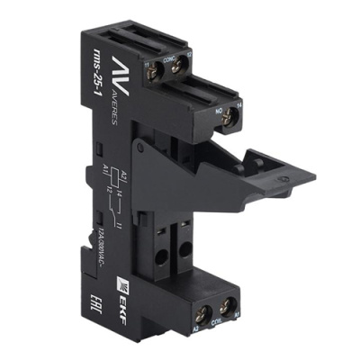 Разъем для реле РM slim 25/1 EKF AVERES   rms-25-1