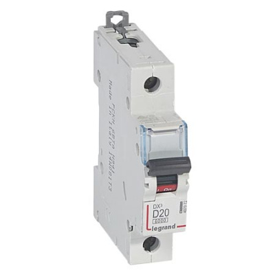 Автоматический выключатель 1P 20 A D 6kA Legrand DX3 Legrand DX3 407972
