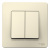 Выключатель 2-клавишный скрытой установки 10A 250B Systeme Electric Blanca Молочный Systeme Electric Blanca BLNVS010502